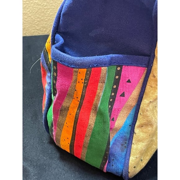 Laurel Burch Rose with Bird Woman Tote Bag Vibrant Colors - Picture 3 of 12